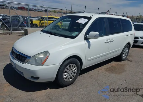 2012 Kia Sedona Lx z USA, uszkodzony, nr VIN KNDMG4C7XC6459602